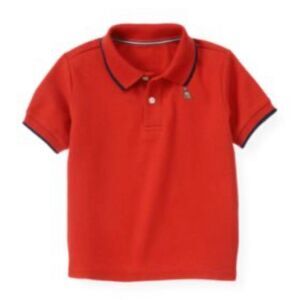 Janie and Jack Red Polo 6 Beachfront Summer